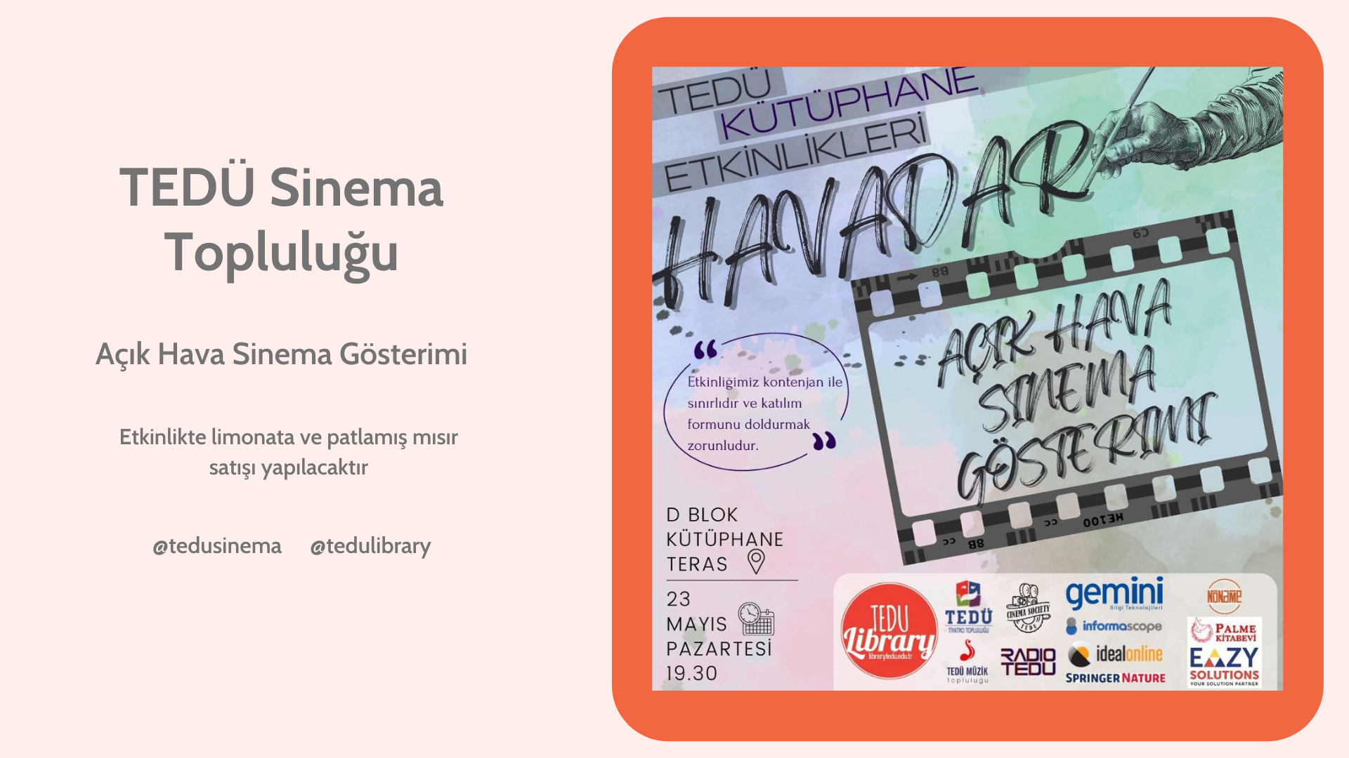 Kütüphane Havadar Etkinlikleri