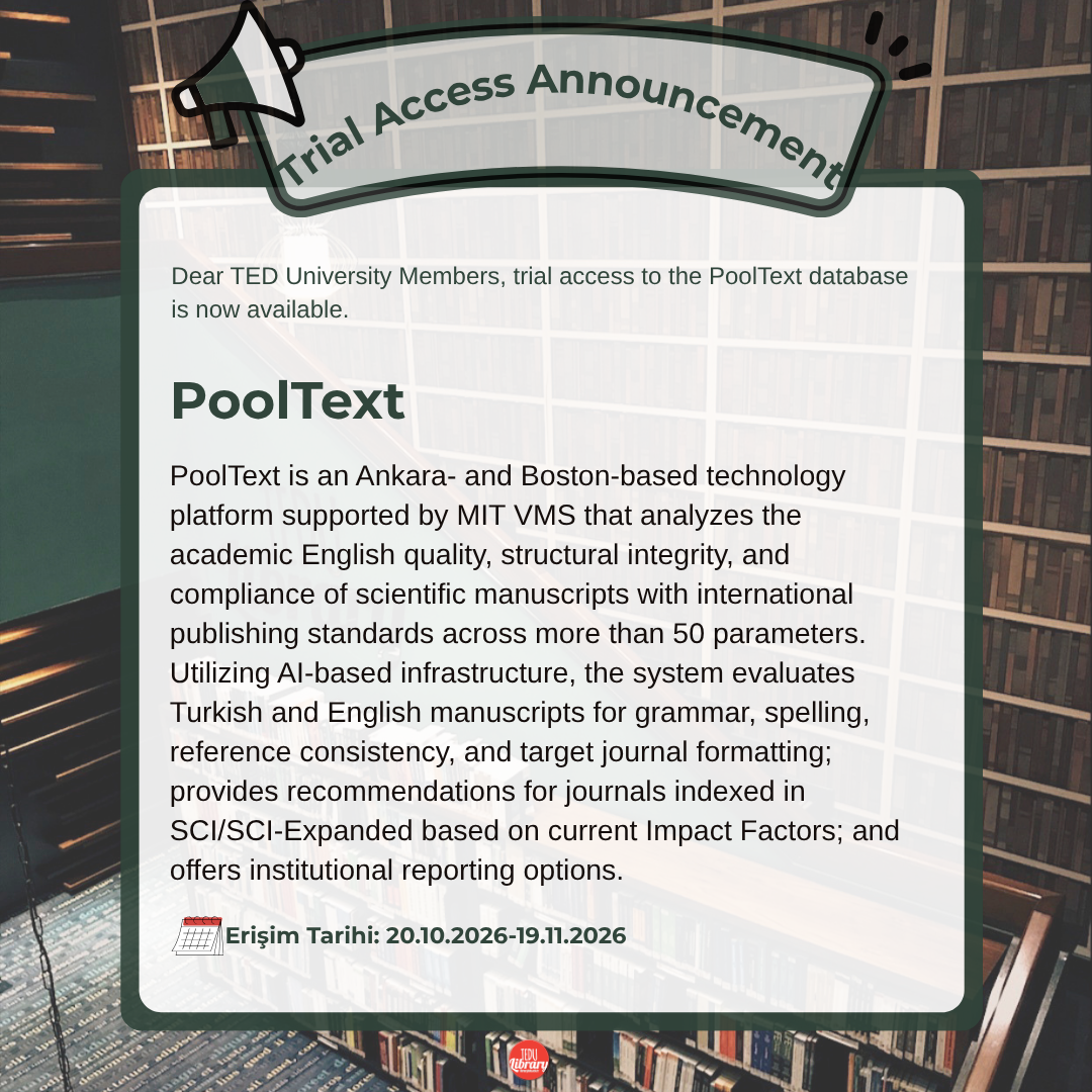 PoolText Opened for Trial Access