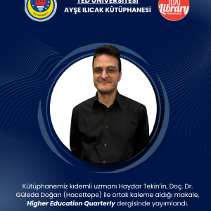 Kütüphane Personelimizin Makalesi Q1 Dergide Yayımlandı