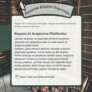 Rayyan AI Araştırma Platformu Deneme Erişimine Açıldı