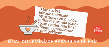 final döneminde başarılar dileriz