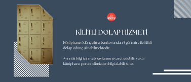 KİLİTLİ DOLAP 